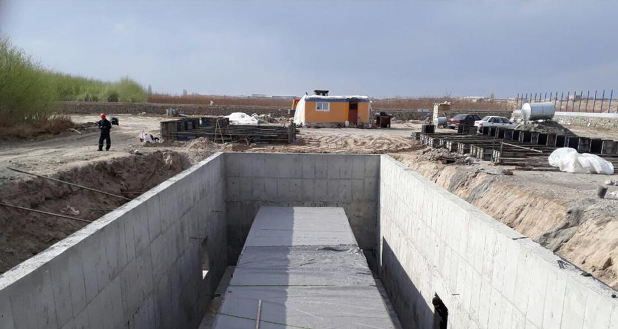 The pumping station package of the irrigation project of Hamyane’s rural lands in Dorud city